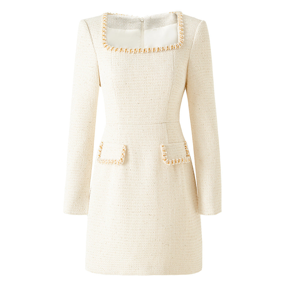 Square Neck Tailored Bandage Sheath