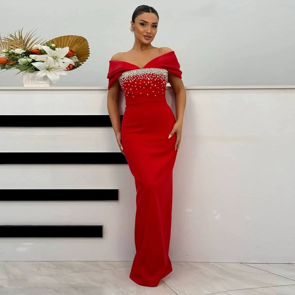Off-The-Shoulder Bardot Bandage Dress