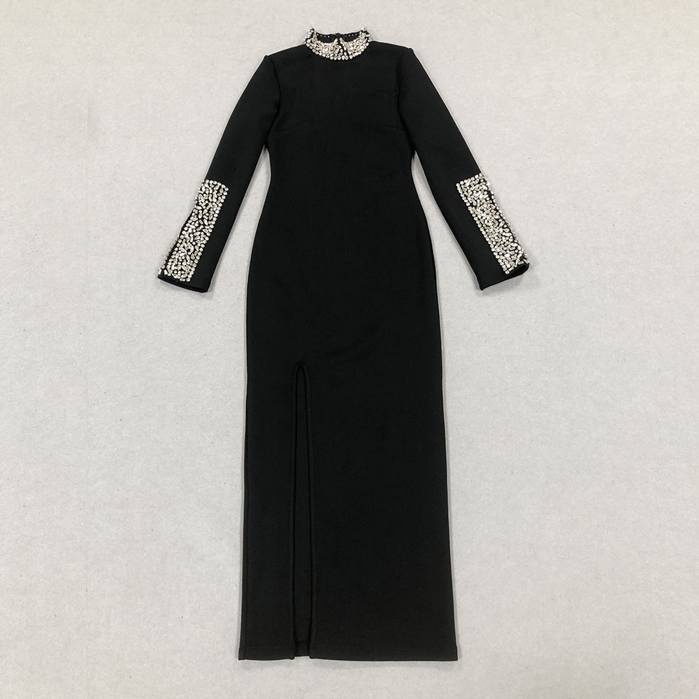 Minimalist Square Neck Bandage Dress