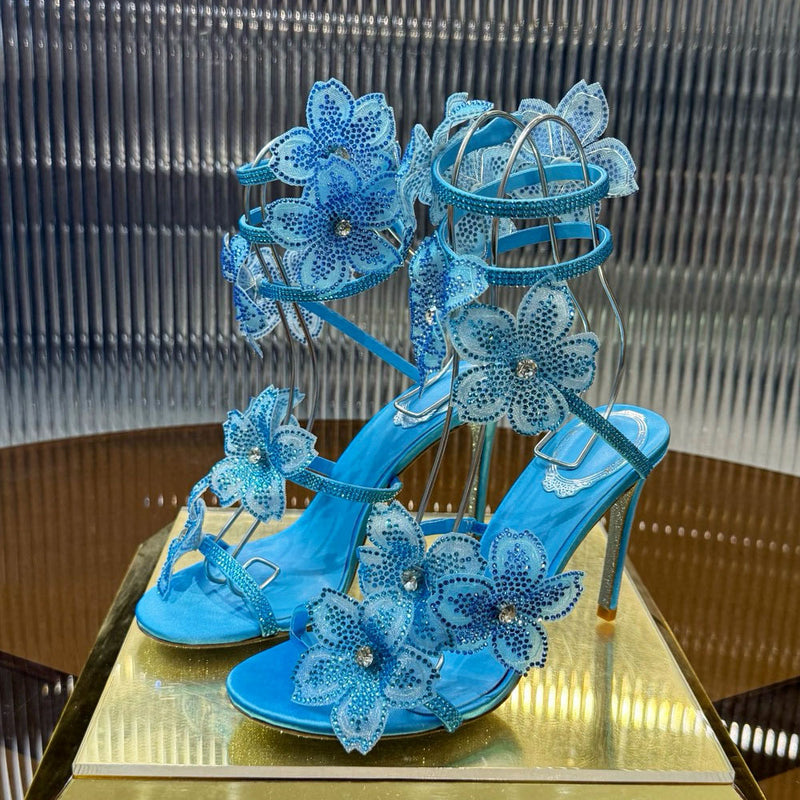 The Crystal Orchid Wrap Rene Caovilla