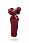 Enchanted Garden Sliver Petal High-Slit Maxi