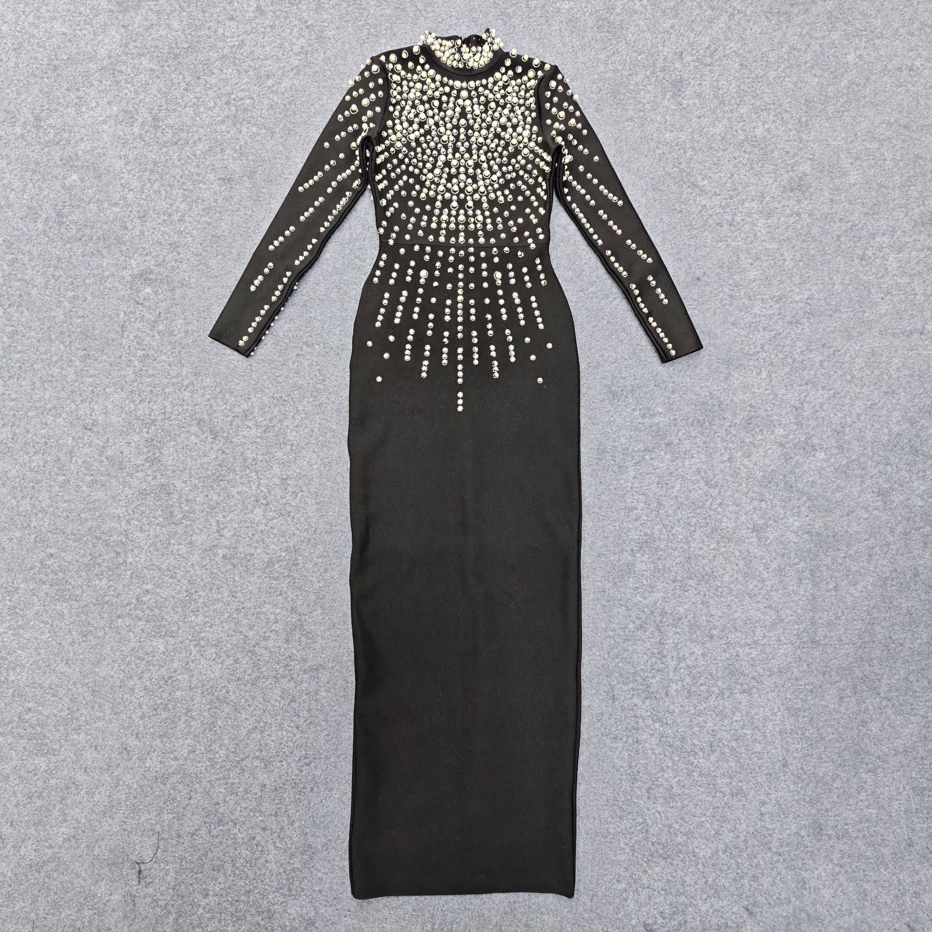 The Mrs. Crystal-Strap Bandage Gown