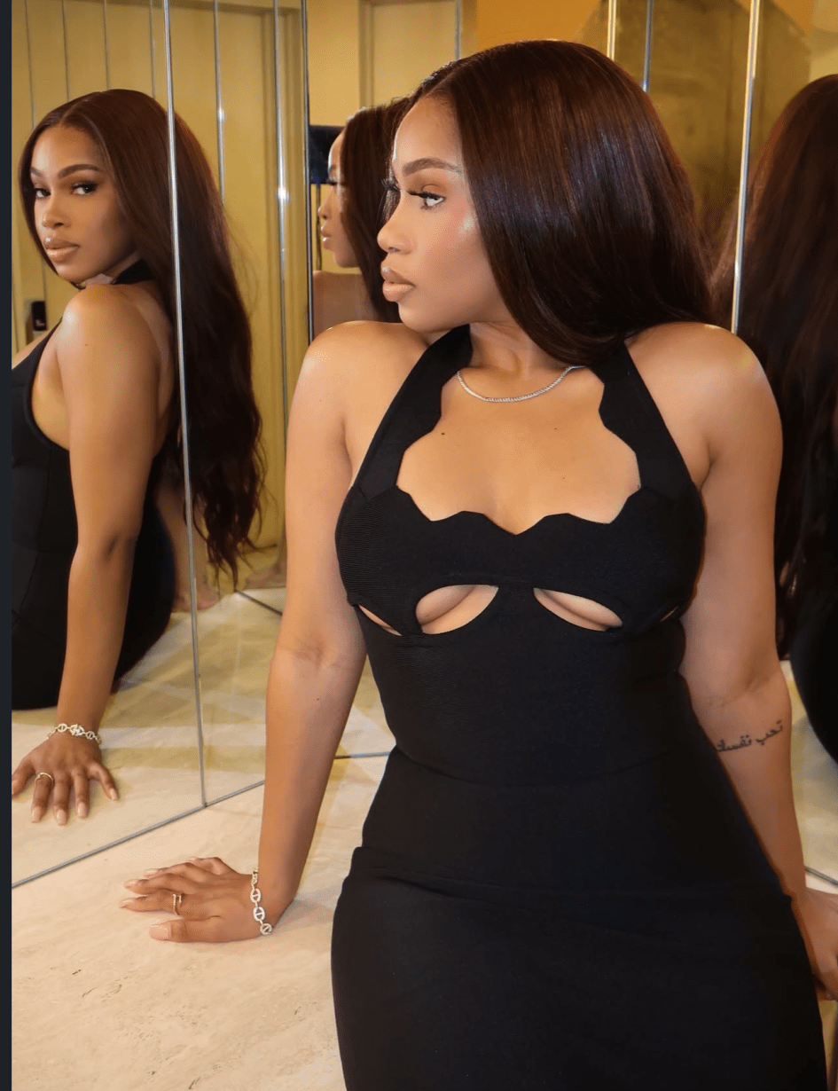 Sexy Halter Cut Out Backless Split Maxi Long Bodycon Bandage Dress Elegant For Evening Club Party - Bandage city