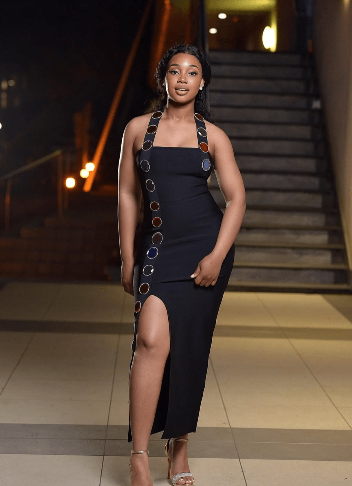 Sexy Halter Off the Shoulder Shinning Halter Rhinestons Long Bodycon Bandage Dress Luxury Birthday Club Party Wedding Outfit - Bandage city