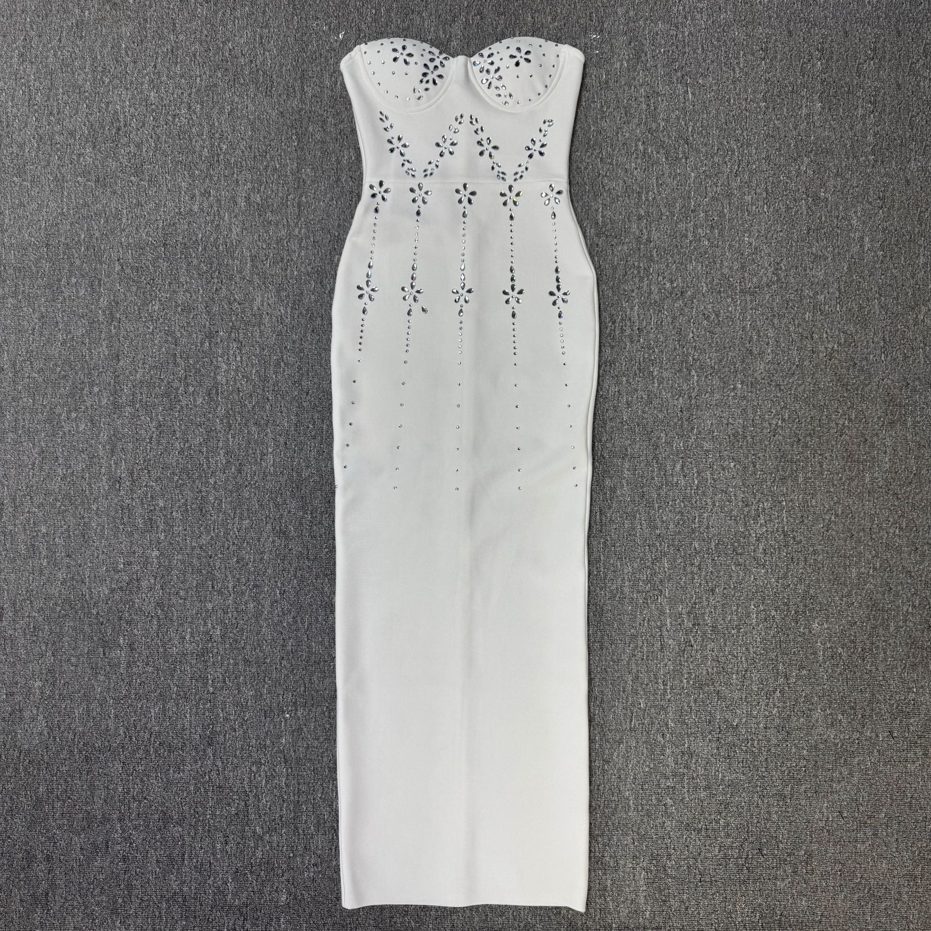 Sleeveless Slim Fit Independent Design Host Party Dress - Bandage city